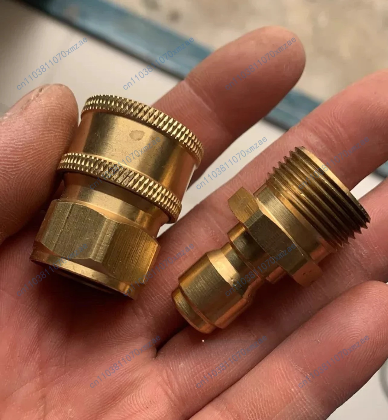 5pcs Quick Plug Pure Copper Material Threaded Quick Plug Convenient for Later Removal and Re-tightening Screws