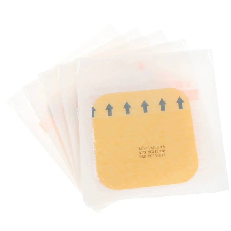 1Pcs Hydrocolloid Adhesive Dressing Wound Dressing Thin Healing Pad Patches