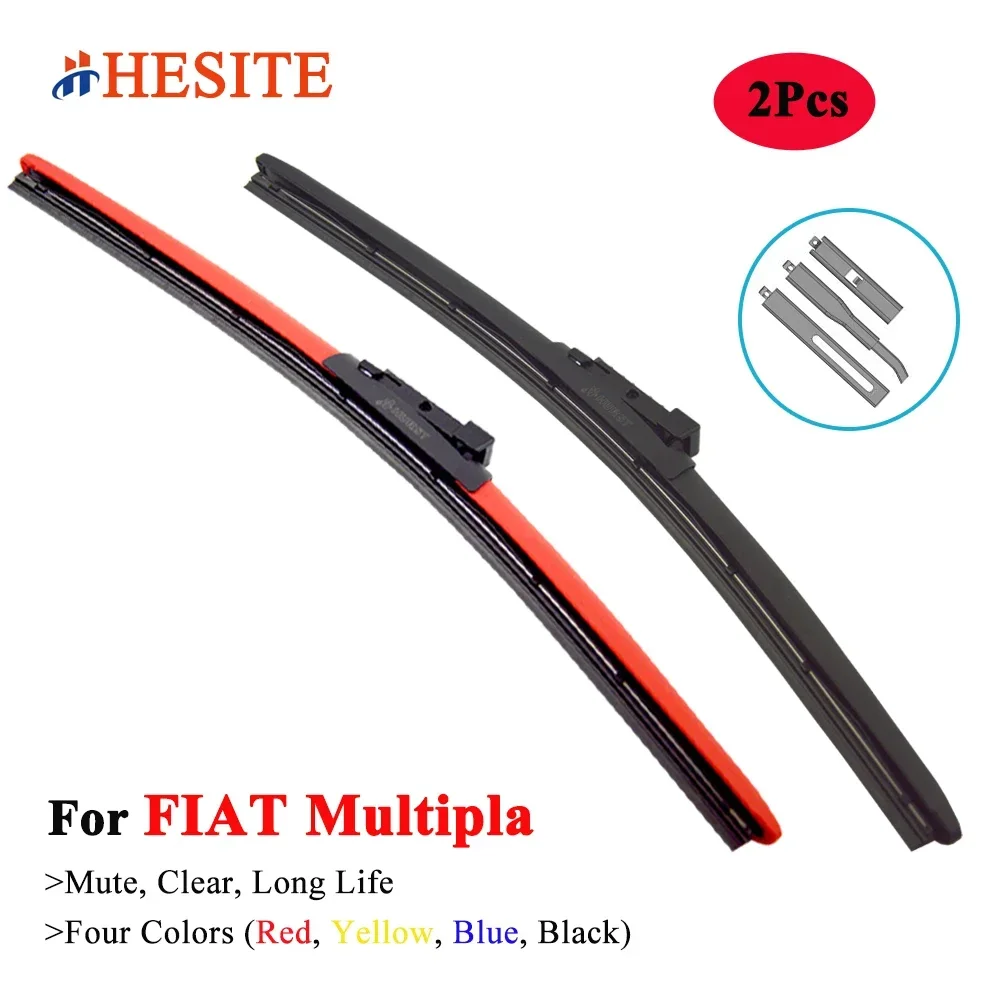 

HESITE Colorful Windshield Wiper Blades For FIAT Multipla MPV 186 1999 2000 2004 2005 2006 2007 2008 2009 2010 Car Window Brush