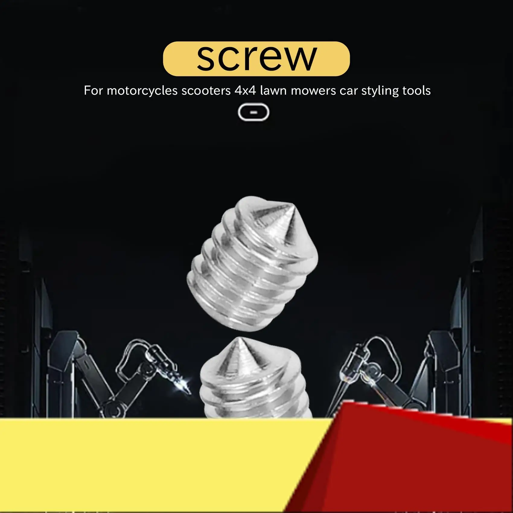 

8 шт. металлические беспаечные кабельные соски 5 мм дроссельная заслонка с винтом для мотоцикла, скутера, квадрокосилки, инструмент для стайлинга автомобилей-M53K