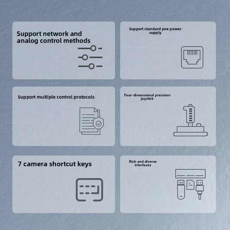 Conference camera dedicated control keyboard, network control keyboard 4-dimensional joystick