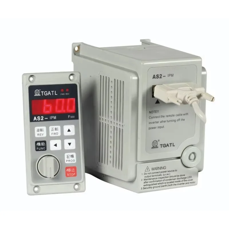New frequency converter single-phase 220V AS2-107 governor 0.75kw1.5kw2.2MS4 1PCS