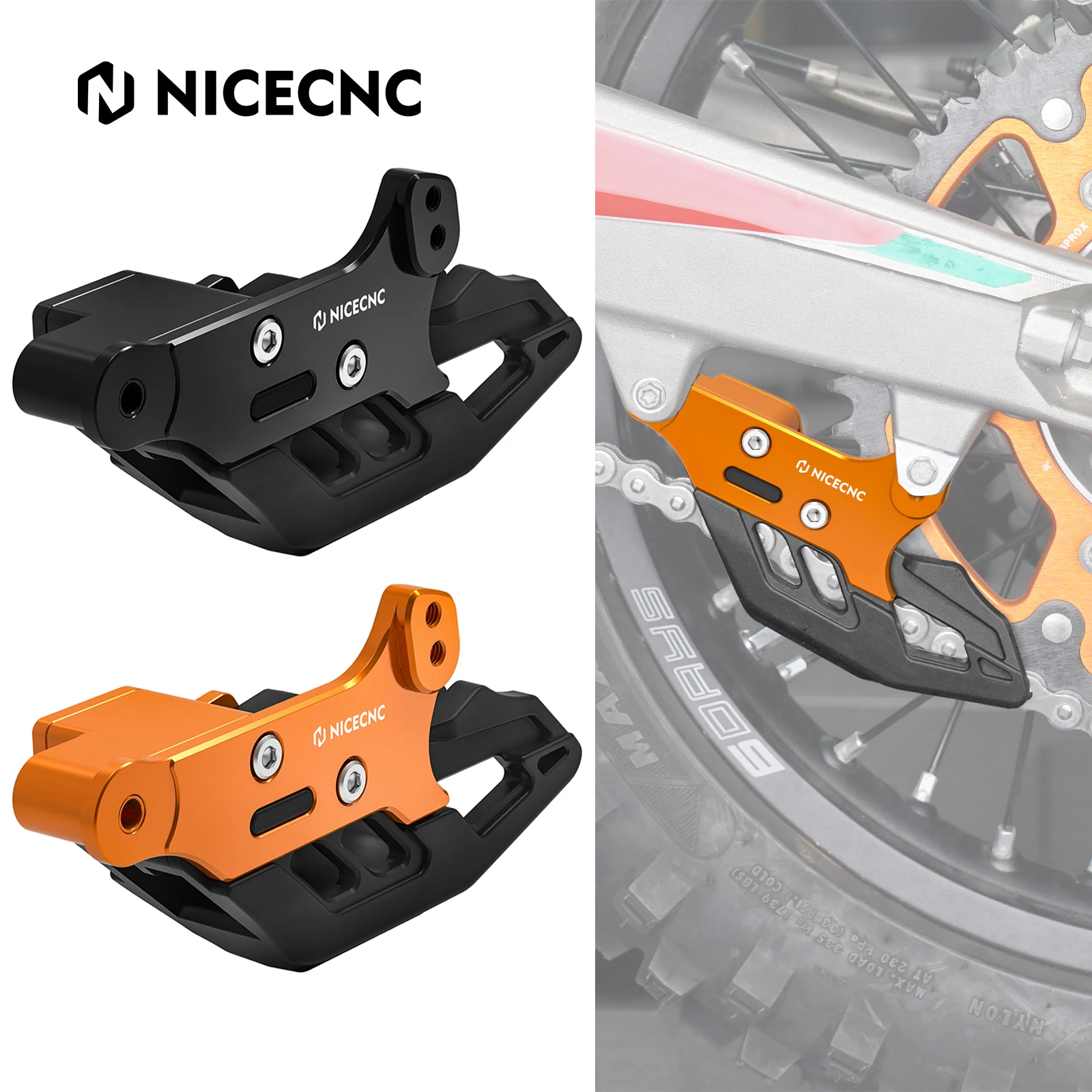

Motorcycle Chain Guide Protector for KTM 690 Enduro/R 690 SMC/R 08-24 790 Adventure 890 Adventure 19-24 390 Adventure 2020-2024
