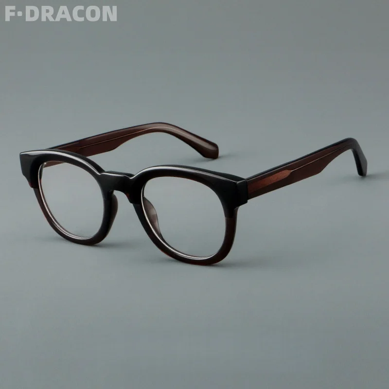 

Board Eyeglass Frame Retro Round Men's And Women's Eyeglass Frame High-quality Optical Prescription Eyeglass Frame 30100