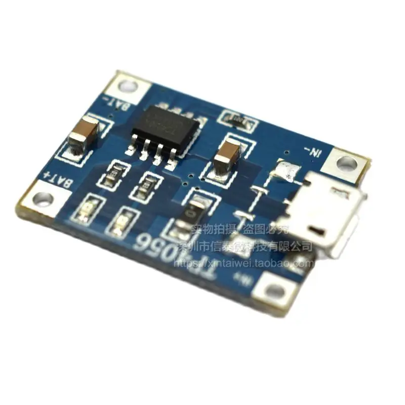 TP4056 1A Lithium battery dedicated charging board, charging module, electric MICRO interface, microphone USB