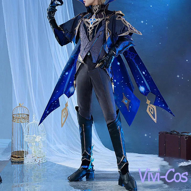 

Vivi-Cos Game Genshin Impact Dainsleif Cosplay Costume Cool Style Gorgeous Uniform Halloween Party Role Play Outfit S-XL