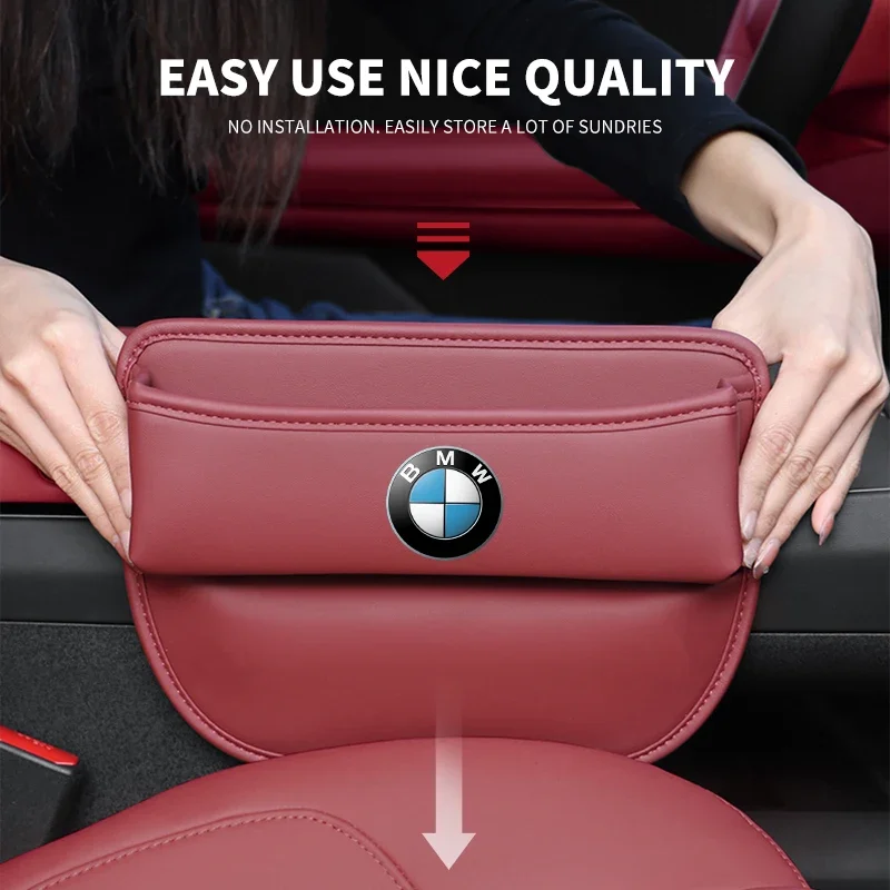 New Car Seat Gap Storage Box Console Filler Stowing Tidying Case For BMW 5 6 7 X3 X4 X6 F Series F01 F02 F10 F12 F15 F16 F25 F26