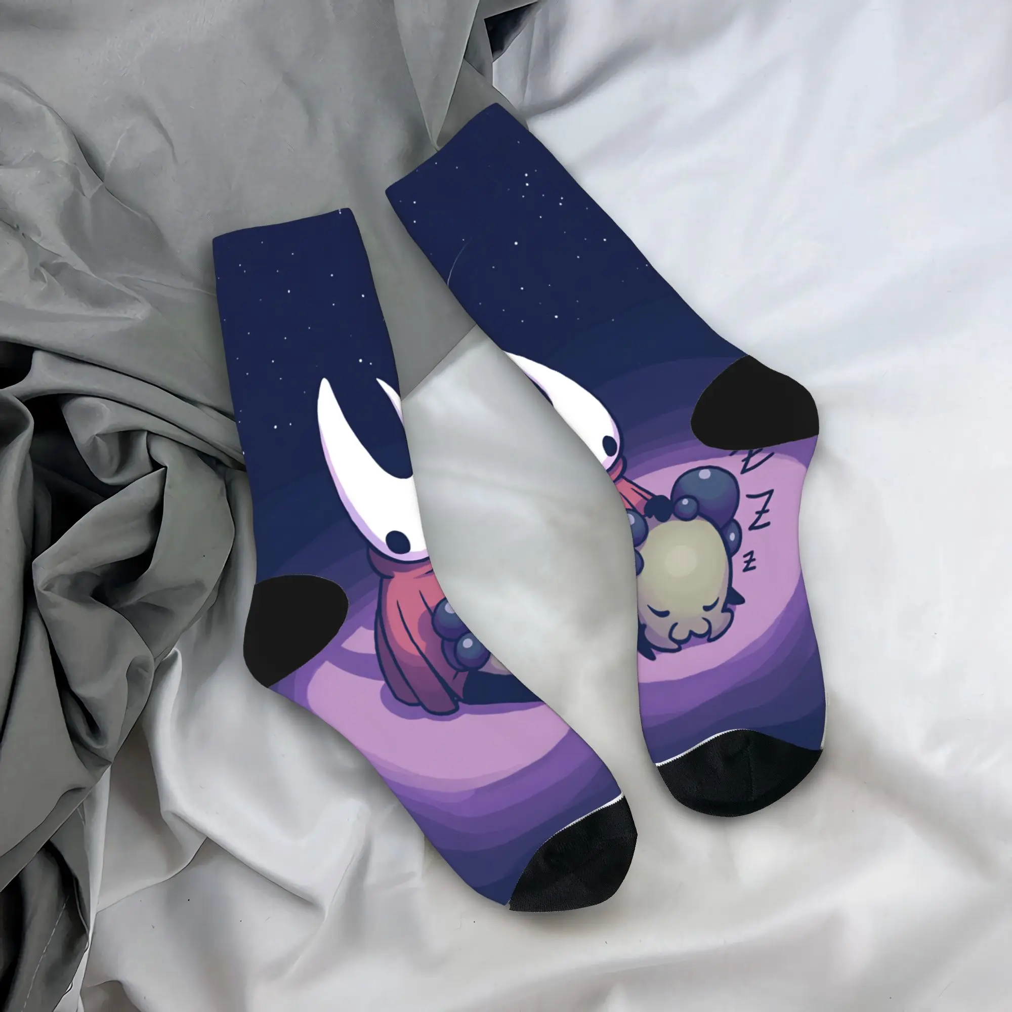 Hollow Knight Socks  Graphic Stockings Non-Slip Women Men Socks High Quality Winter Funny Outdoor Sports Socks