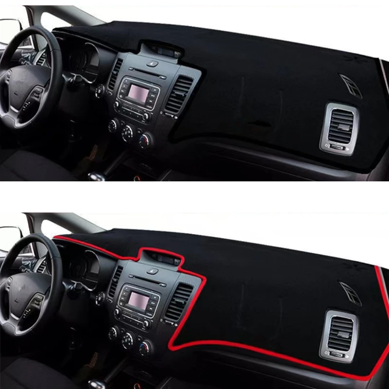 

Стайлинг автомобиля для KIA Forte Cerato K3 Vivaro 2013-2015 2016 2017 2018, чехол для приборной панели, коврик для приборной панели, солнцезащитный козырек, защитный ковер, анти-УФ
