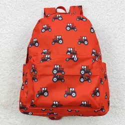 Wholesale Boutique Baby Kids Tractor Red Backpack Toddler Outdoor Portable Kids Children School Boutique Bag