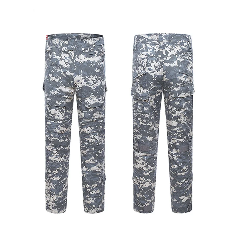 Airsoft Camouflage Tactical Pants High Quality Wear-resisting Multi Pocket Military Cargo Pant Men Clothing Work Trousers TFG3