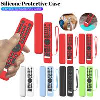 Silicone Remote Case for TCL RC716/RC833 GUB1 Protective Controller Sleeve Skin Anti-Drop TV Remote Control Case Silicone Sleeve