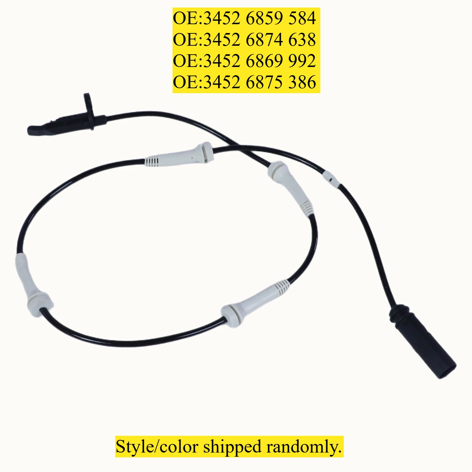 Rear L/R ABS Wheel Speed Sensor For BMW 530e 530i xDrive 540i 740e xDrive 750i M5 M550i M760i xDrive, 34526859584, 34526874638