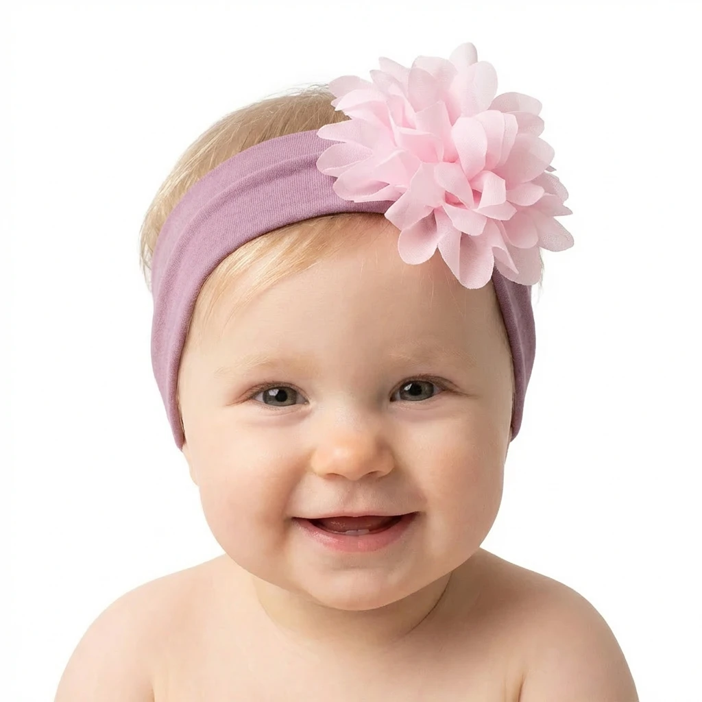 

Креативная широкая нейлоновая повязка на голову для девочек, милая детская повязка-шарф для принцесс, аксессуары для малышей