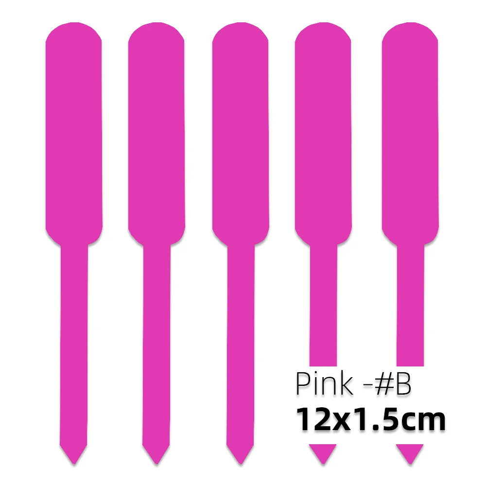 Nieuwe Tuin Plant Tags Waterdichte Plastic Etiketten Kwekerij Markers Bloempotten Zaailing Teken Mark DIY Tuin Decor Gereedschap