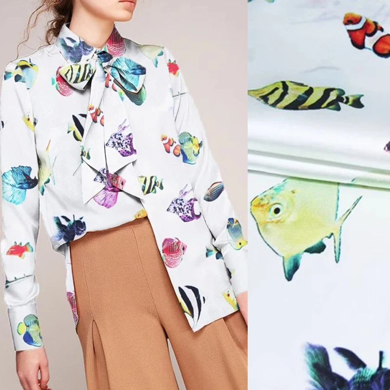 

Шелковая атласная ткань шириной 105 см, ширина 20 мм, для летнего платья, пижамных штанов, шелковая эластичная ткань из лайкры для шитья своими руками R1825