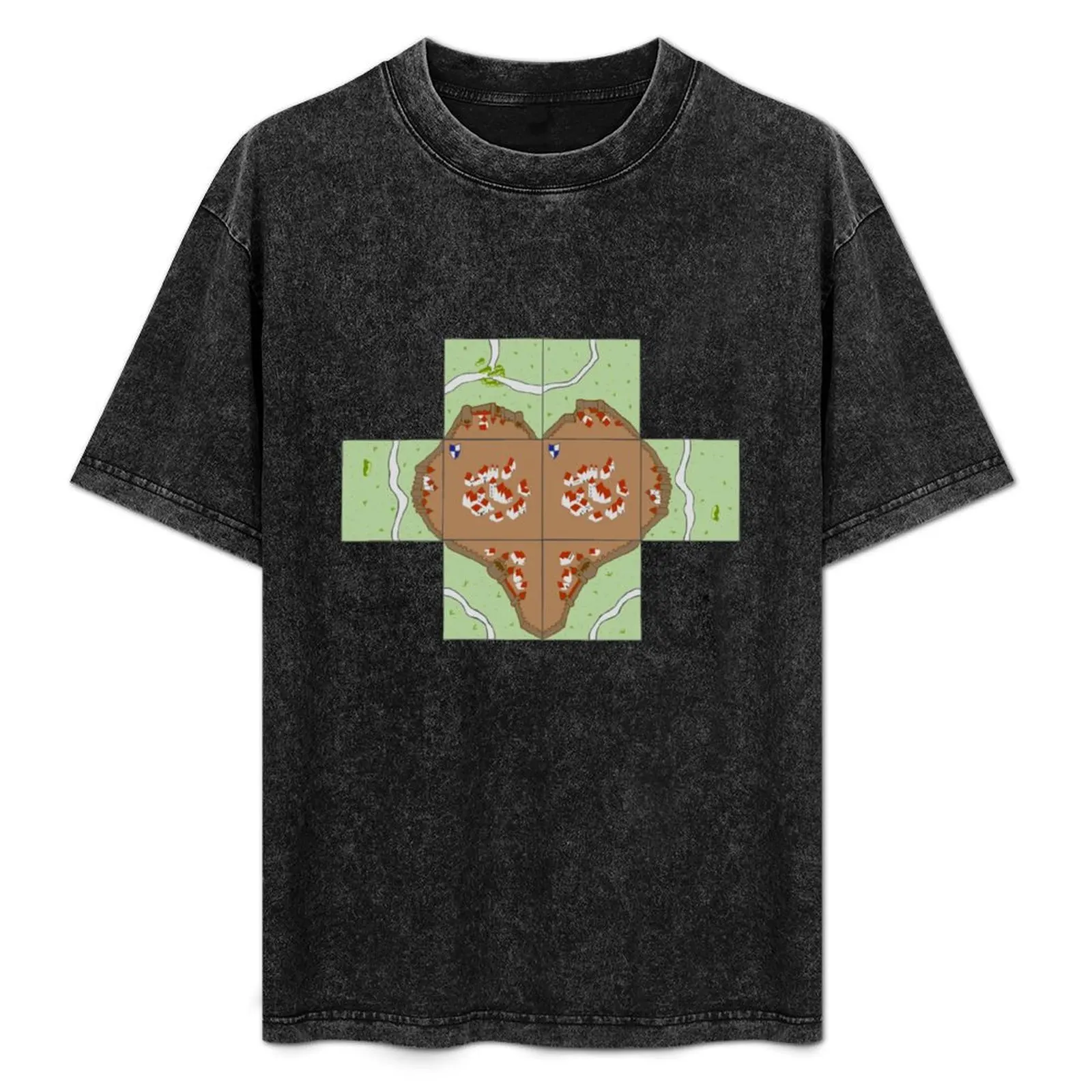 Camiseta Carcassonne Board Game, camiseta informal de manga corta de estilo urbano