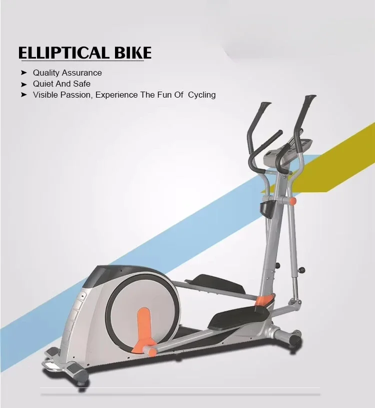 Factory price light commercial use programmable indoor elliptical cross trainer bike