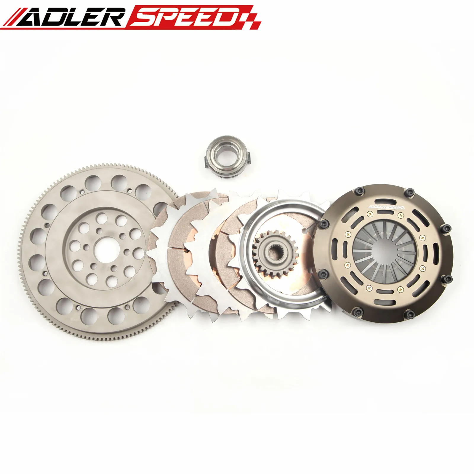 ADLERSPEED Racing Clutch Triple Disc Kit For 97-05 AUDI A4 1.8T B5 B6 Medium WT