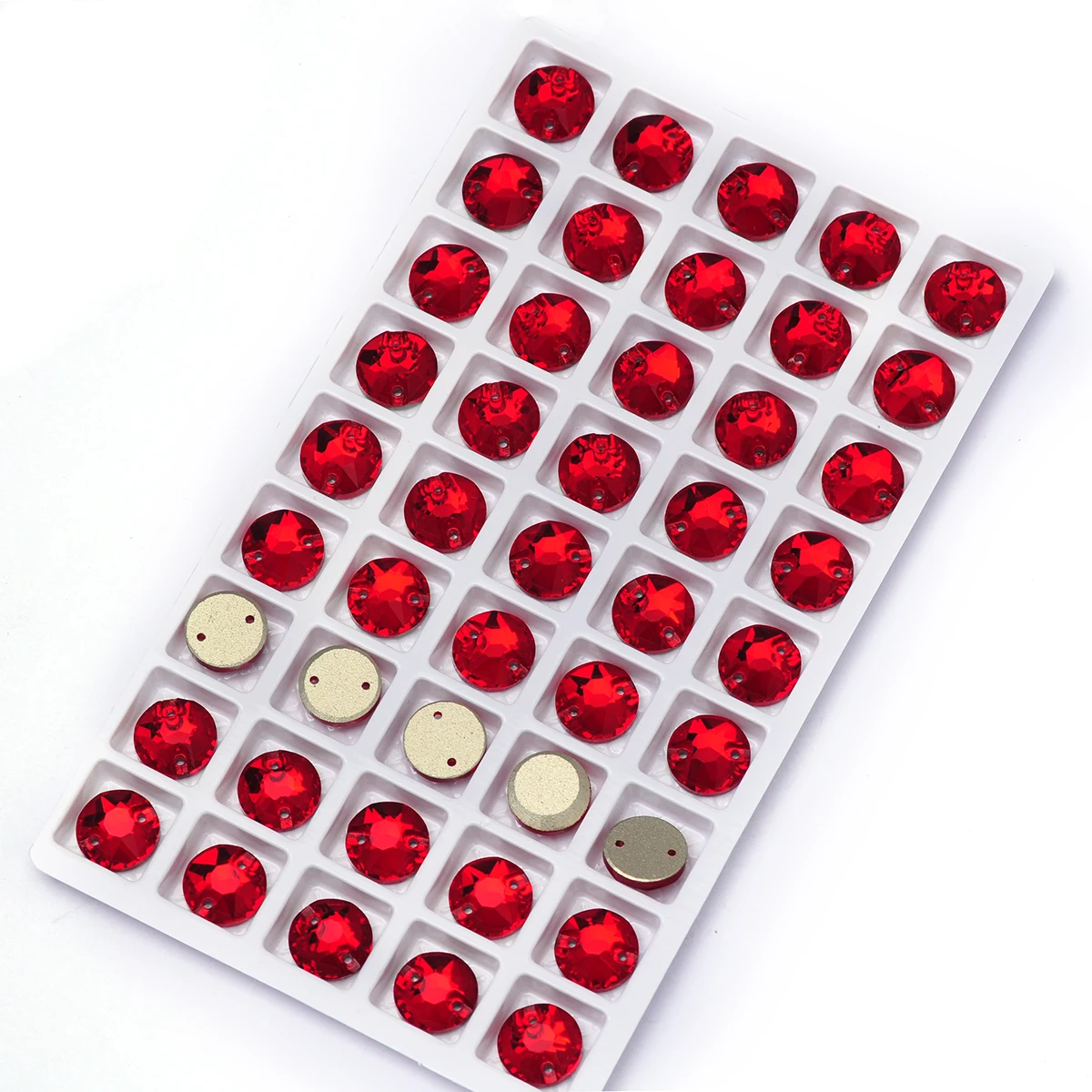 PUBRILEX Großhandel K9 Strass-Kanten mit Facetten XIRIUS Flache Aufnähsteine für Kleidung, Taschen, Glas, Nähsteine – Detail 10