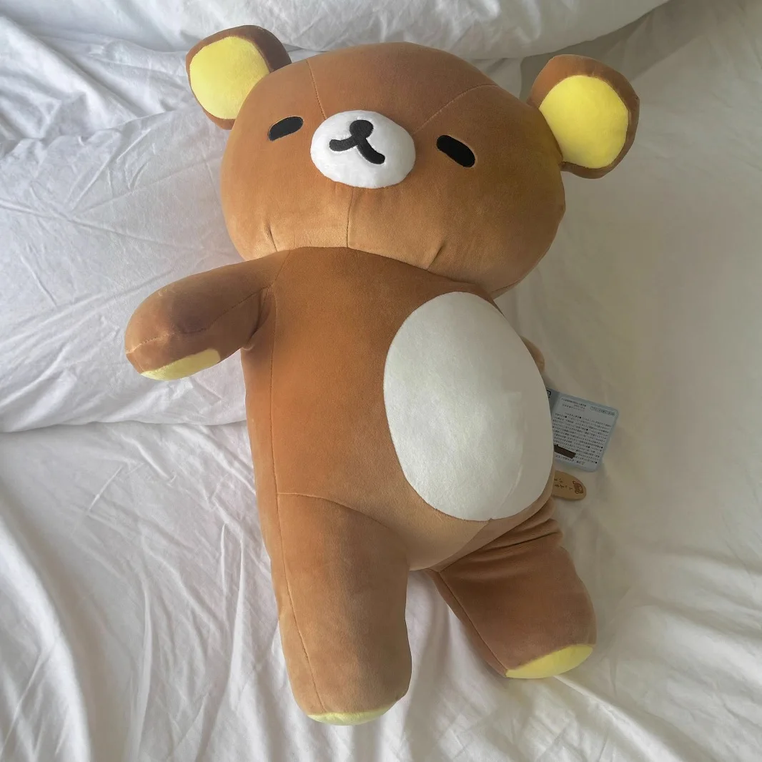35/50cm Cartoon Fatty Rilakkumas Plush Toy Doll Sleeping Hug Pillow Sofa Cushion Room Decoration Festival Girl Surprise Gift