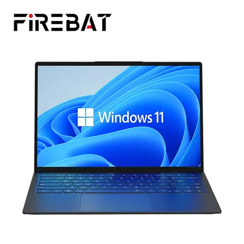 Firebat A16 AT15 portátil 16 pulgadas N5095 N100 N150 CPU 16GB RAM SSD 512GB 1TB BT4.2 WiFi5 ordenador portátil de negocios ligero