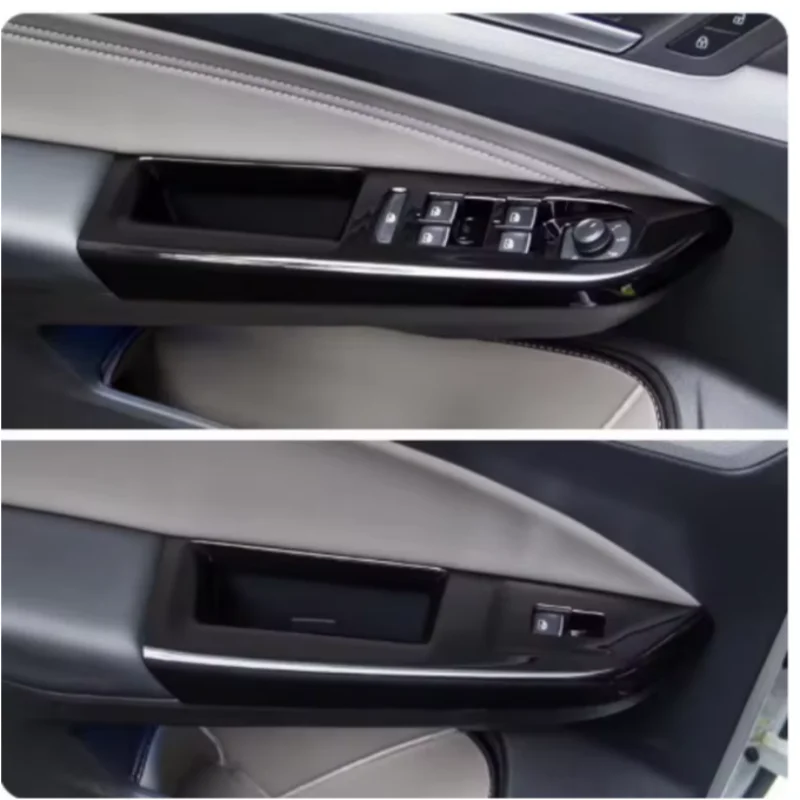 LHD For VW Volkswagen Golf8 Golf 8 2020 -2023 Car Interior Inner Door Window Glass Switch Panel Cover Trim Frame Molding