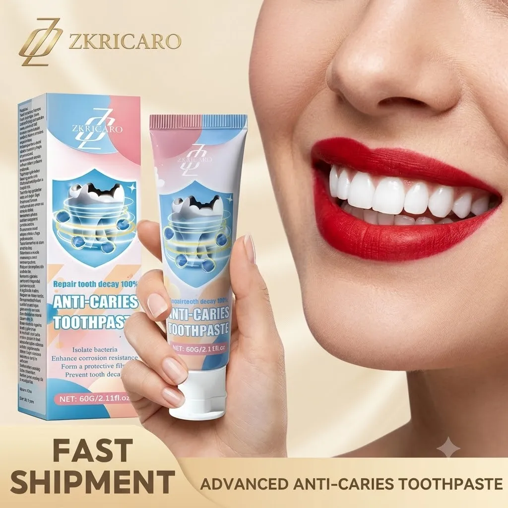 Advanced Dental Care Whitening Toothpaste Intensive Stain Remover for Yellow Teeth Deep Cleaning Plaque Control Anti-Caries Defense Long-Lasting Fresh Breath Enamel Safe Brightening Paste