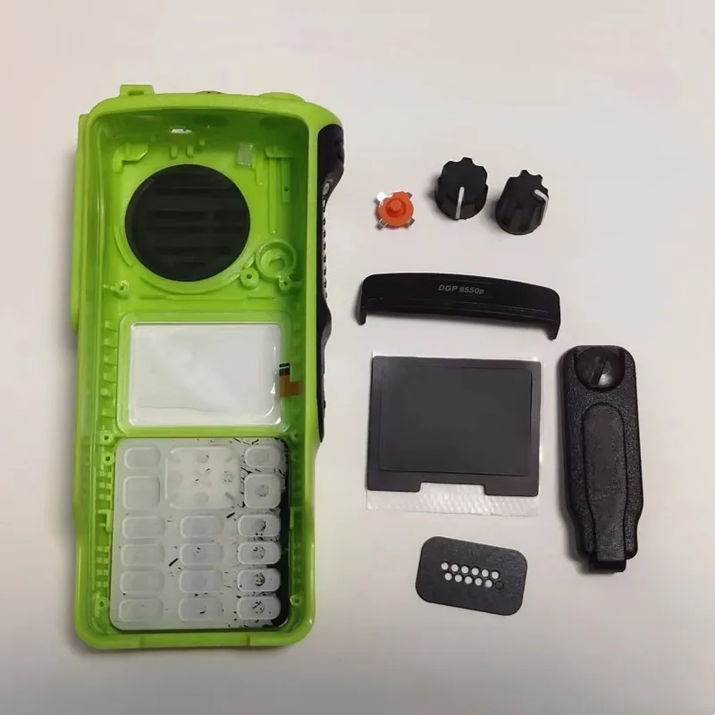 Imagem -03 - Habitação Kit Case Capa para Motorola Reparação Rádio em Dois Sentidos Fit para Dgp8550e Xpr7550e Xir P8668i P8660i Gp338d Walkie Talkies Verde