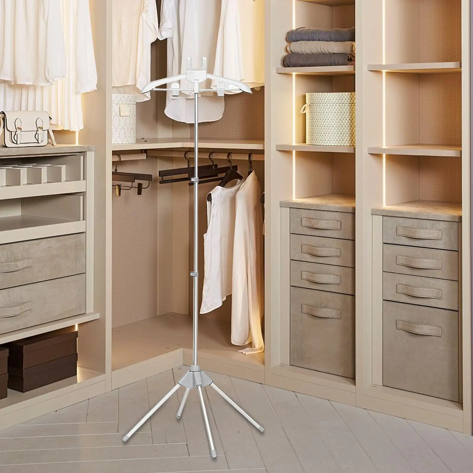 

1 комплект, складная вешалка для одежды, отпариватель, вешалка, подставка для глажки одежды, алюминиевый пластик, телескопическая, регулируемая, легкая, портативная