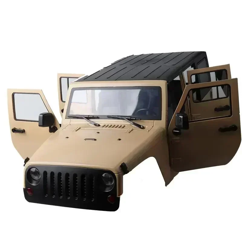 1:10 313mm Wheelbase Wrangler Hard Plastic Body Shell KIT For 1/10 RC Crawler Cherokee Axial SCX10 & SCX10 II 90046 90047