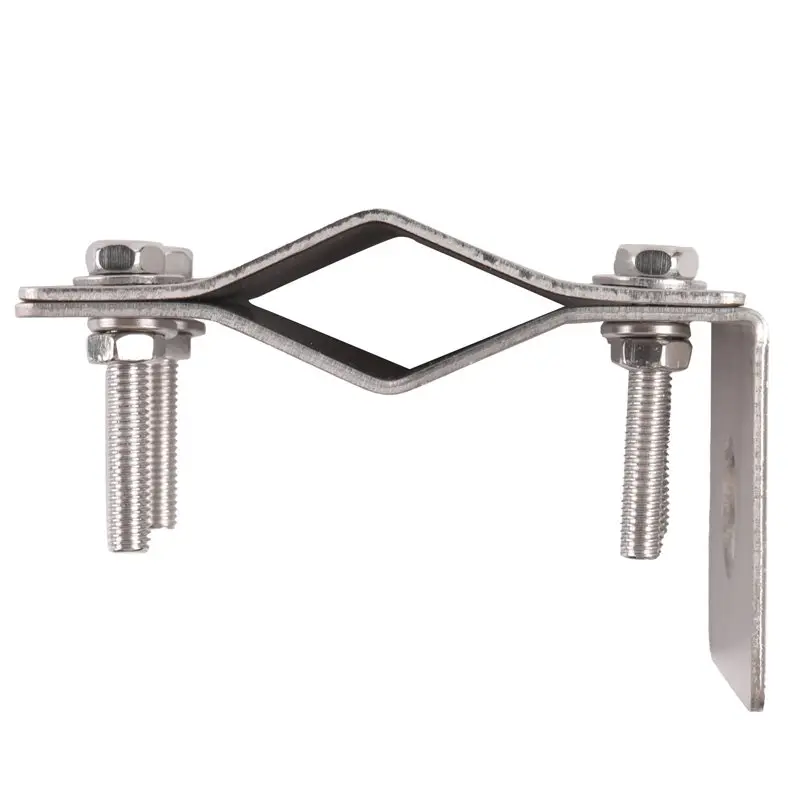 ABZL Walkie-Talkie Antenna Base,Tube Clamp, Edge Clip Luggage Rack, Stainless Steel Material Vehicle