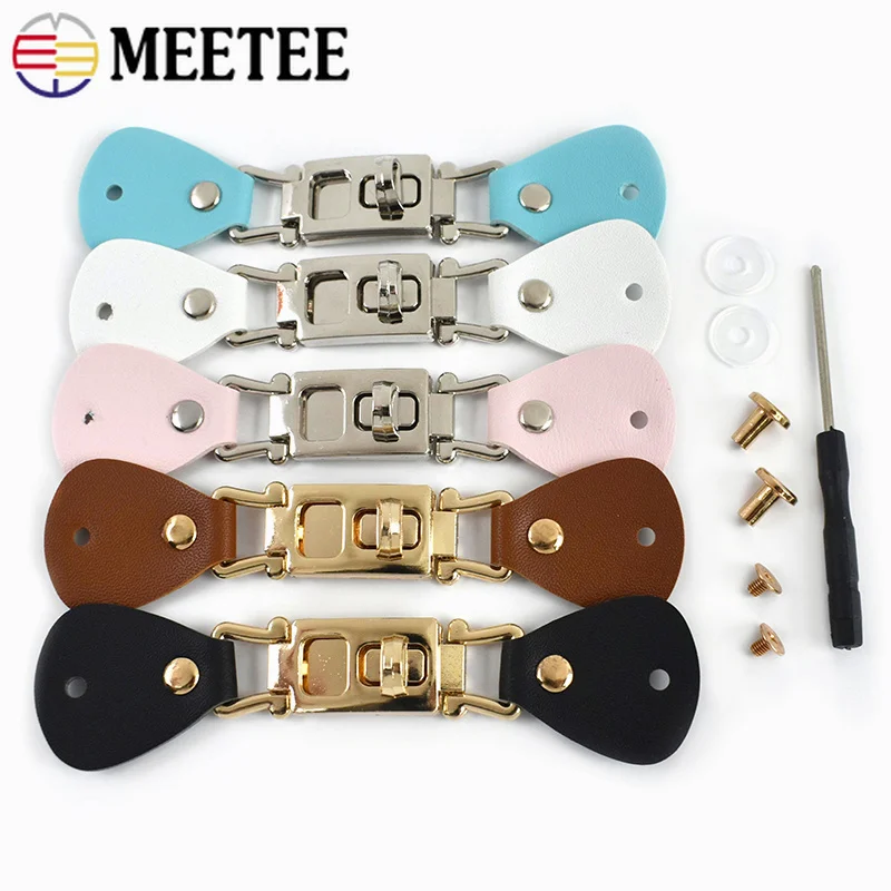 2/5Pcs 12cm Metal Bag Turn Lock Clasp PU Leather Snap Hook Sewing Cloak Coat Decor Buckles Clothes