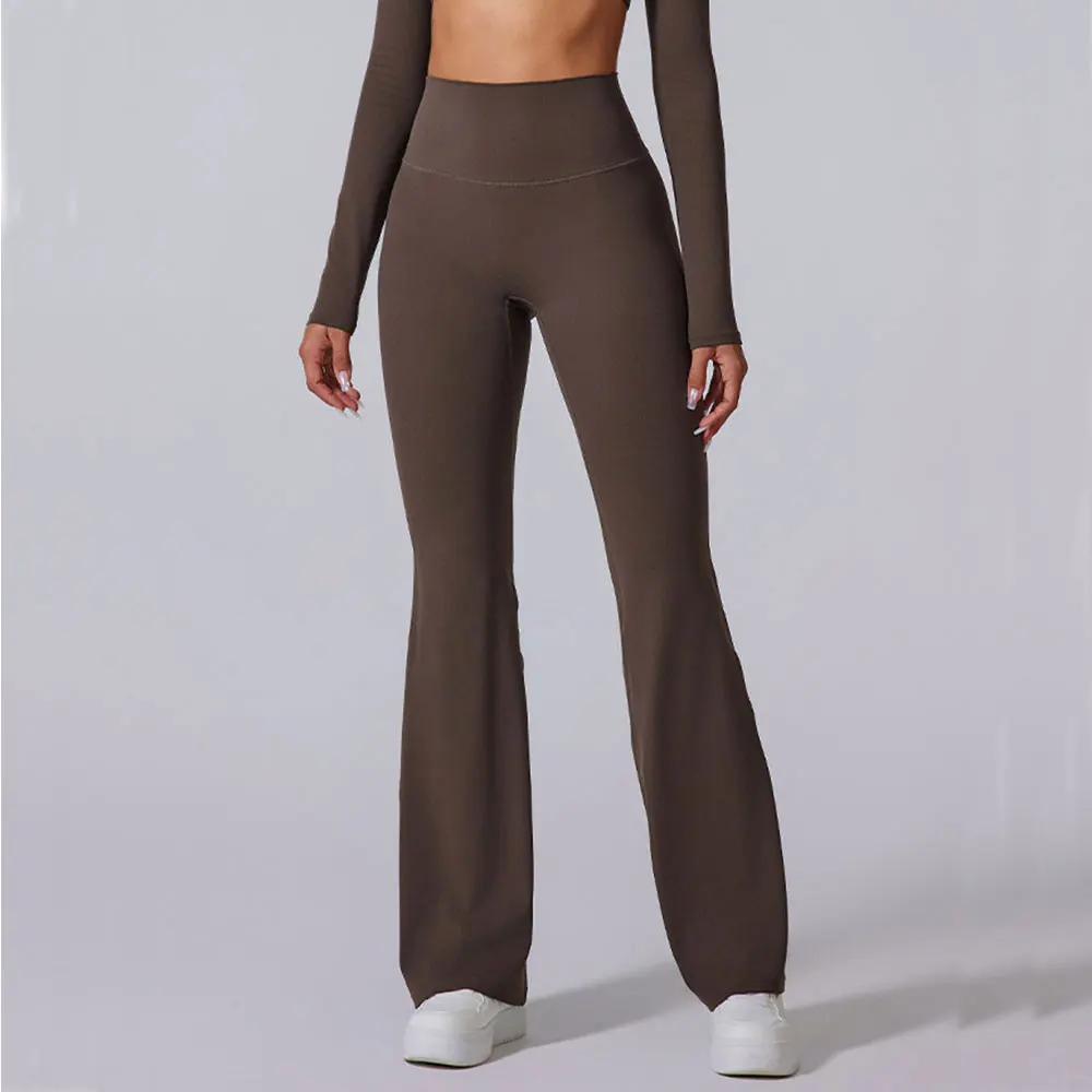 

Flared Leggings Women's High Waist Gym Fitness Yoga Pants Workout Runing Sport Leggings Control Tummy Wide Leg Pants