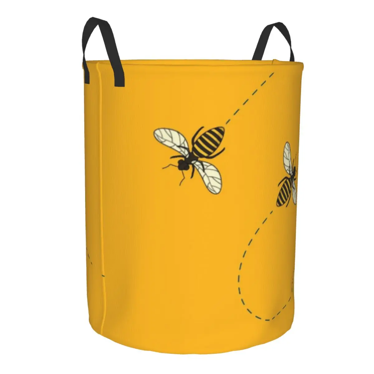 Cute Bees Design Laundry Hamper Large Storage Basket Honey Bee Kids Nursery Toy Organizer