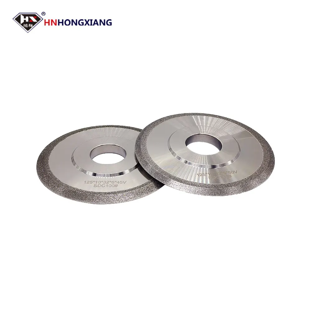 1V1 Diamond Grinding Wheel Tools Double Sided Sharpener Disc For Carbide Metal Tungsten Steel Milling Cutting Stone