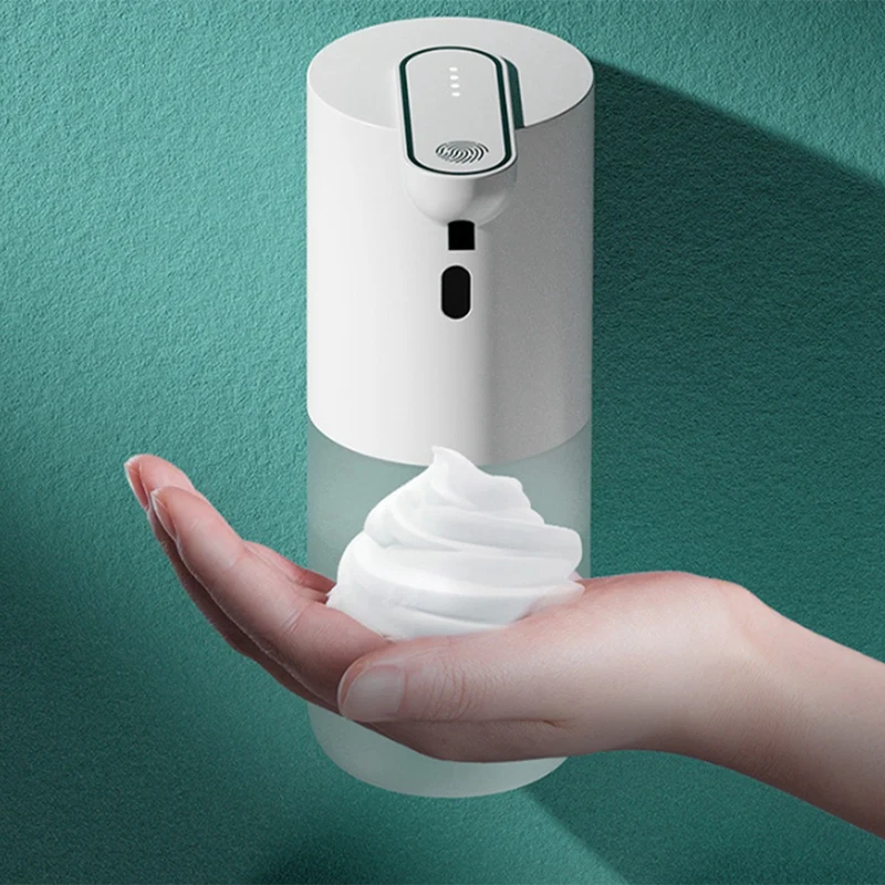 Soap Dispenser Automatic Foam Hand Soap Dispenser Wall Hanging, 4 Levels Of Discharge Levels, Rechargeable