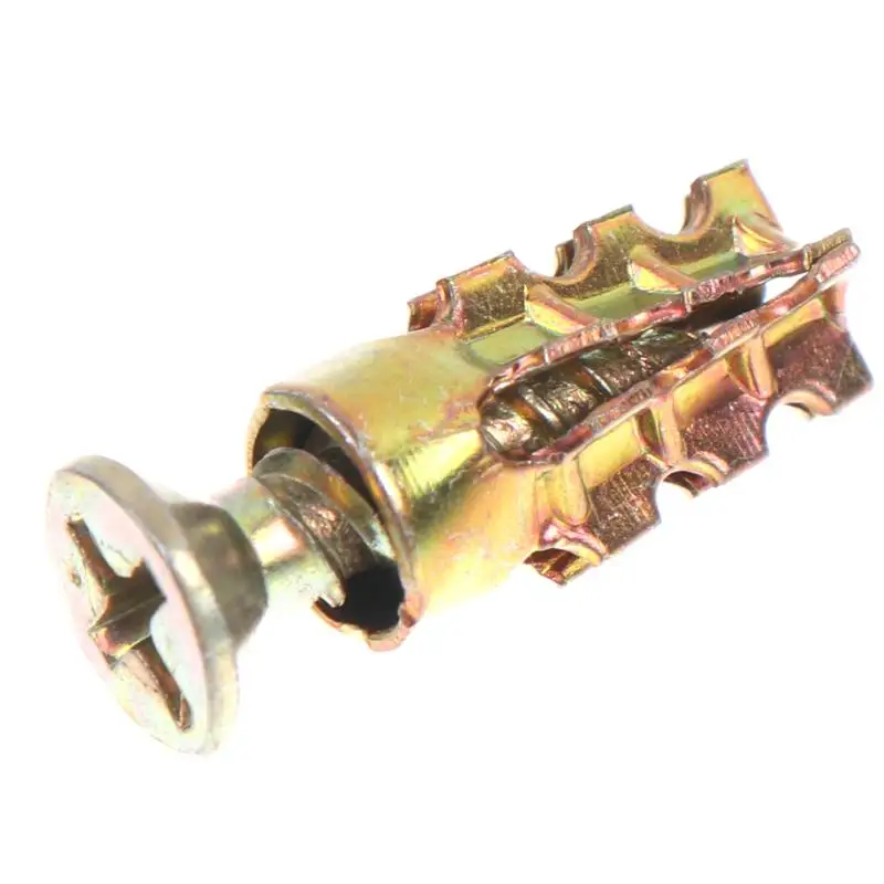 Short Expansion Screws Hardware Set 30/50/100Pcs Repair Stripped Cabinet Hinge Thread for Home Wood Furniture Maintenance