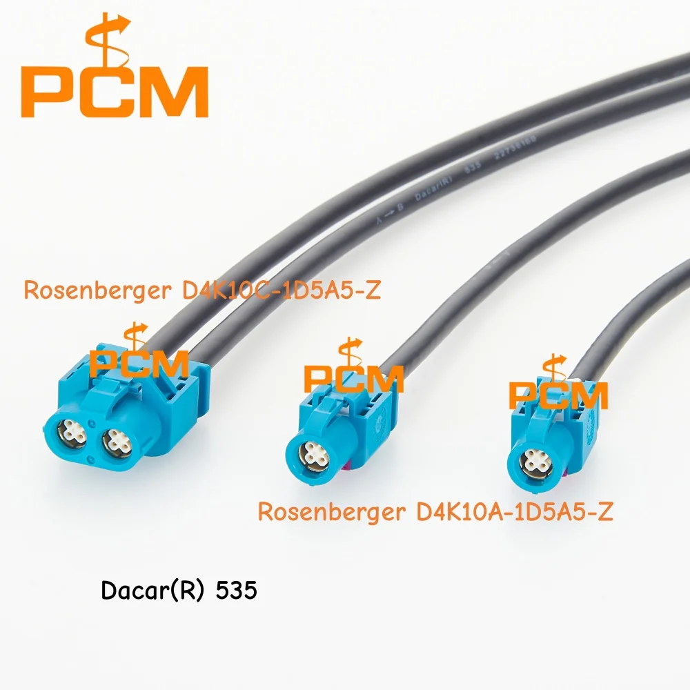 HSD Cable Z Code 4 Pin Y Splitter Automotive High Speed Data Cable Compatible Rosenberger D4K10C-1D5A5-Z D4K10A-1D5A5-Z