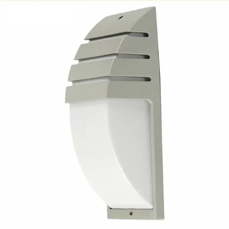 

LED aluminum alloy courtyard modern wall lamp waterproof porch AC90-260V 9W wall lamp garden corridor outdoor