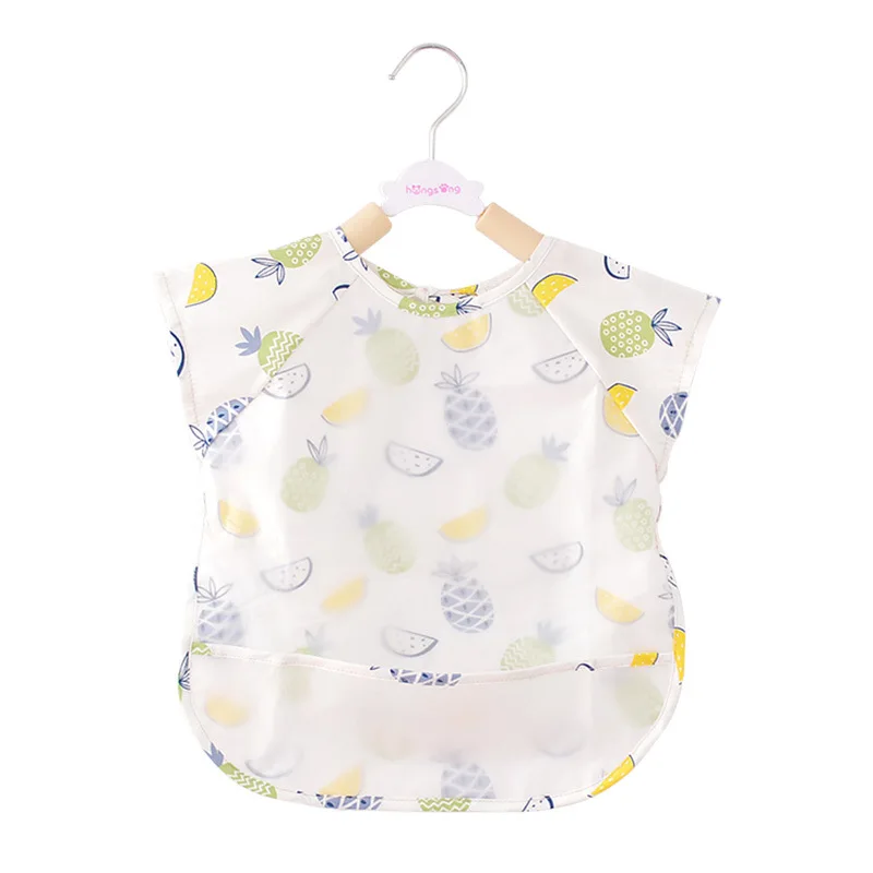 Summer Thin Bib Baby Eating Bib Children's Gown Summer Baby Waterproof Eating Bib Anti-Dirty Artifact