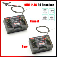 DUMBORC 10CH 2.4G X10F X10FG Receiver Gyro Voltage Return for X10P-350 DDF-350 Transmitter Remote Control RC Car Boat Tank Model