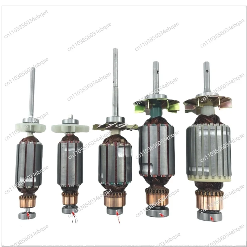 

For Electric Scissors Rotor, Round Knife Cutting Machine Accessories YJ- 65/70/90/100/110/125 Copper Core Rotor