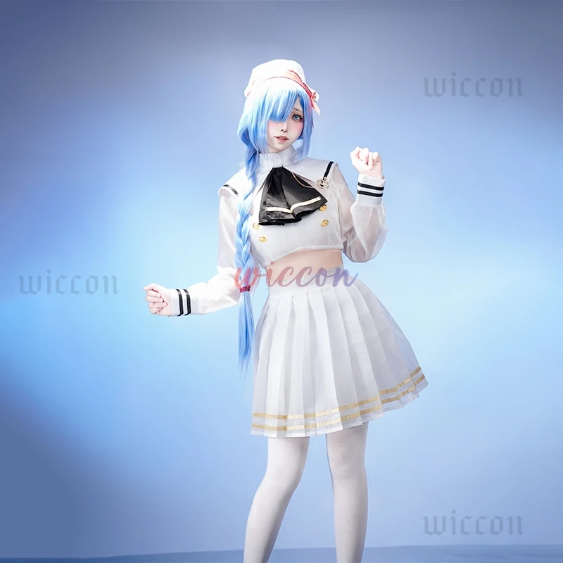 Игра Azur Lane HMS Janus Косплей Сексуальная JK Школьная форма Fitting Love Косплей Костюм Сексуальная летняя юбка Аниме Игра Униформа моряка