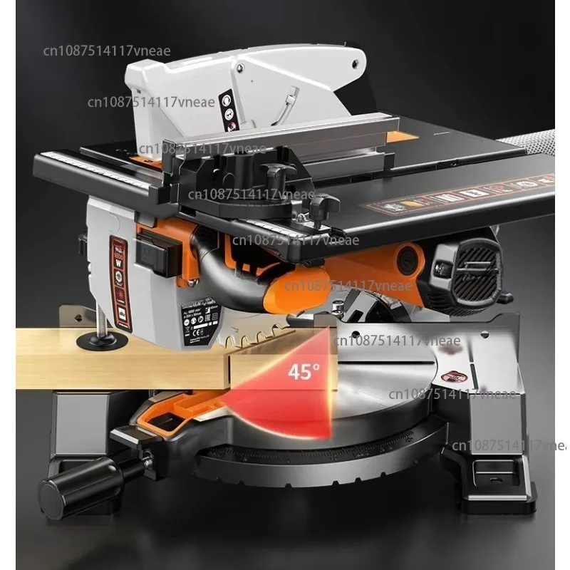 Multifunctional 10-Inch  Assisted Miter Saw Any Angle Cutting Compound Saw for Woodworking and Farm Industries