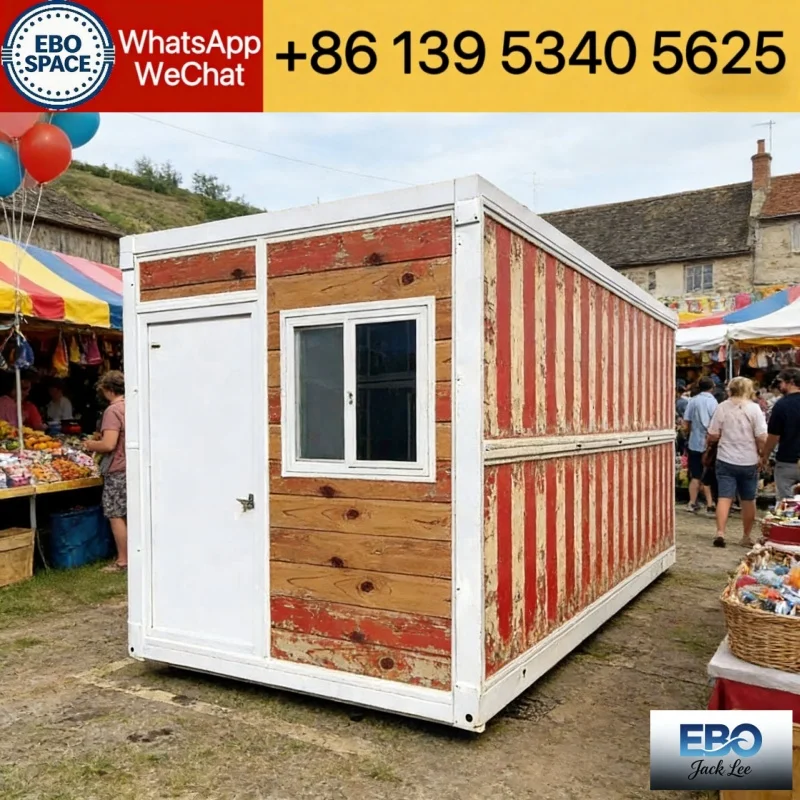 Expandable Container House China Made 20ft 30ft 40ft Modular Prefab Tiny Cabin Waterproof Garden House CE