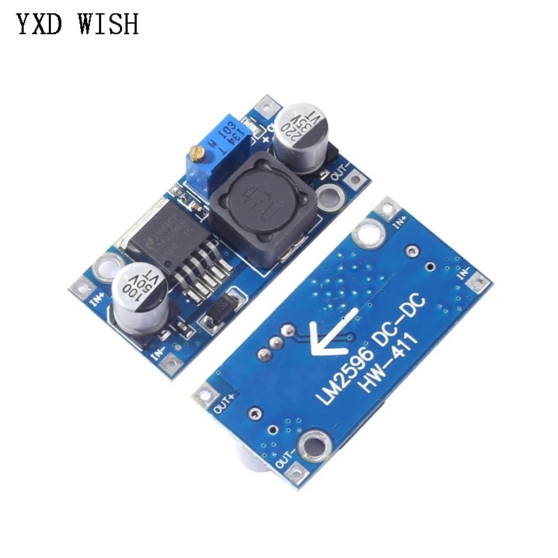 10pcs LM2596 LM2596S DC-DC Step Down Variable Volt Regulator Input 3.0-40V Output 1.5-35V Adjustable Buck Converter Board