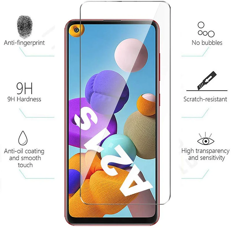 3 قطعة زجاج واقي لسامسونج غالاكسي A01 A11 A21 A31 A41 A51 A71 الزجاج المقسى سامسونج M01 M11 M21 M31 M51 حامي الشاشة