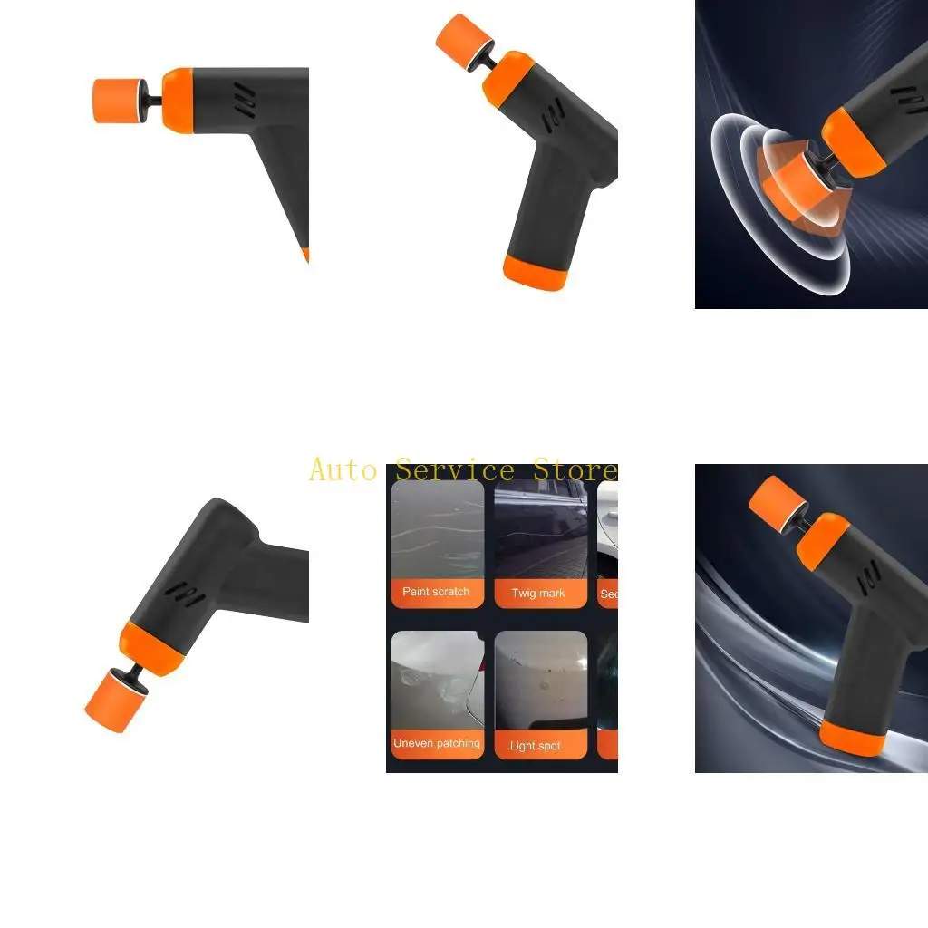 462A Buffer Polisher, Rotary Buffer Polisher Waxer, 2 Variable Speed 6000-11000RPM for Car, Sanding, Polishing Waxing