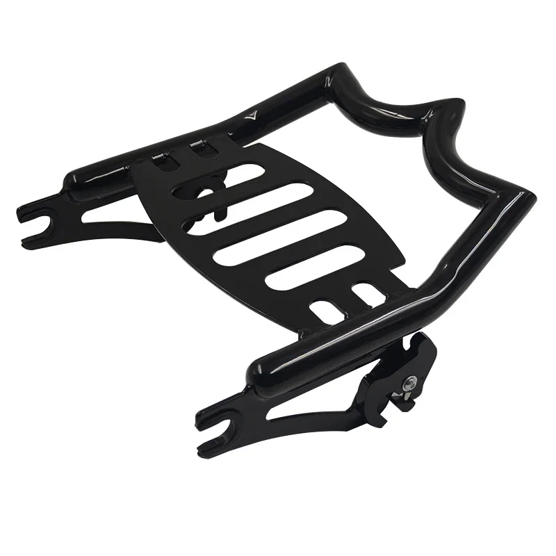 Motorcycle Solid Steel Crown Style Luggage Rack Detachable Tour Pack kit for Harley Street Glide Road King Road Glide 2009-2024